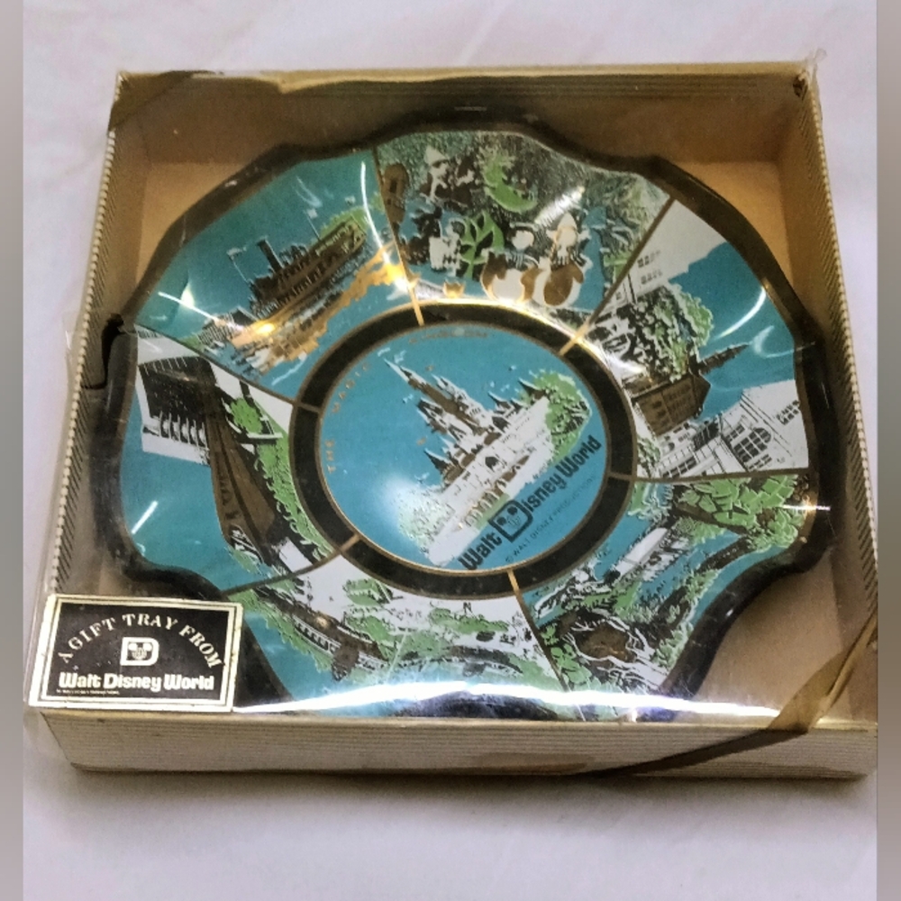 Vintage Disneyland Anniversary Candy Dish New In Box